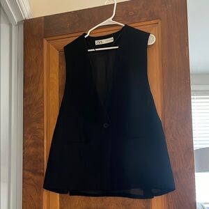 Zara Elegant Black Vest